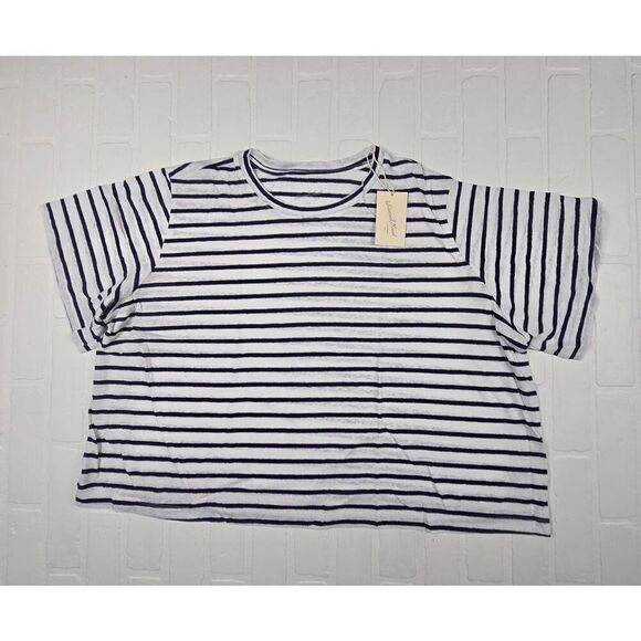 Universal Thread  Striped Boxy Top 4X - Picture 1 of 3
